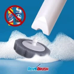RevoBrush 28x Crystal Clean Foaming Pads Navulling - WC Borstel Met Houder Vrijstaand -Sparkle home Winkel 1200x1200 1869