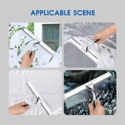 Mdxl® Raamwisser - Raamtrekker - Inclusief Ophanghaak Met Zuignap - Rvs - Douchewisser- Douche Trekker -Sparkle home Winkel 1200x1200 2137