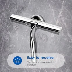 Mdxl® Raamwisser - Raamtrekker - Inclusief Ophanghaak Met Zuignap - Rvs - Douchewisser- Douche Trekker -Sparkle home Winkel 1200x1200 2138