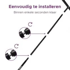 MAYMS® Vloerwisser Badkamer - Vloertrekker - Vloertrekker Met Steel - Floor Wiper - Aftrekker - RVS - Zwart - Design - Wisser - Vloerwisser Douche -Sparkle home Winkel 1200x1200 2144