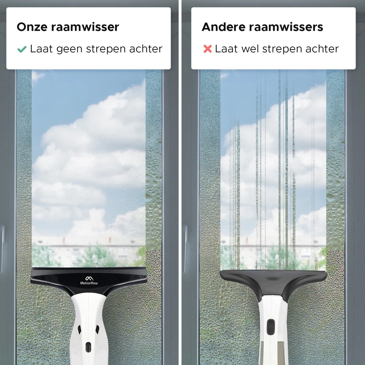 Motionflow Vacuüm Raamwisser - Elektrische Ruitenreiniger Met Inwasser - Oplaadbaar 9 Motionflow Vacuüm Raamwisser - Elektrische Ruitenreiniger Met Inwasser - Oplaadbaar - Afbeelding 7