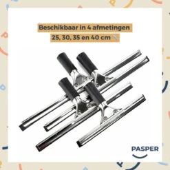 Raamtrekker Professioneel - 45 Cm - Pasper - Raamwisser - Raamtrekkers Zwart - Verstelbaar - Voor Multifunctioneel Gebruik Ramen, Douche En Auto -Sparkle home Winkel 1200x1200 2194
