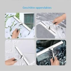 Merkloos Luxe Douchewisser 25 Cm - Aluminium - Inclusief Ophangsysteem - Trekker - Badkamer Accessoires - Raamwisser - Roestvrij Staal -Sparkle home Winkel 1200x1200 2199