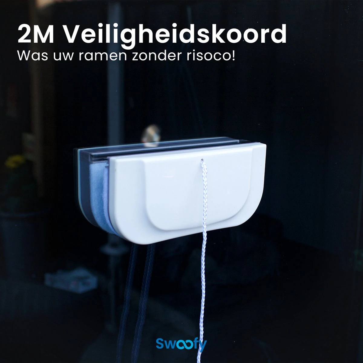 Swoofy® Magnetische Ramenwasser – Dubbelglas - Raamwasser – 3-35mm – Wit 5 Swoofy® Magnetische Ramenwasser – Dubbelglas - Raamwasser – 3-35mm – Wit - Afbeelding 3
