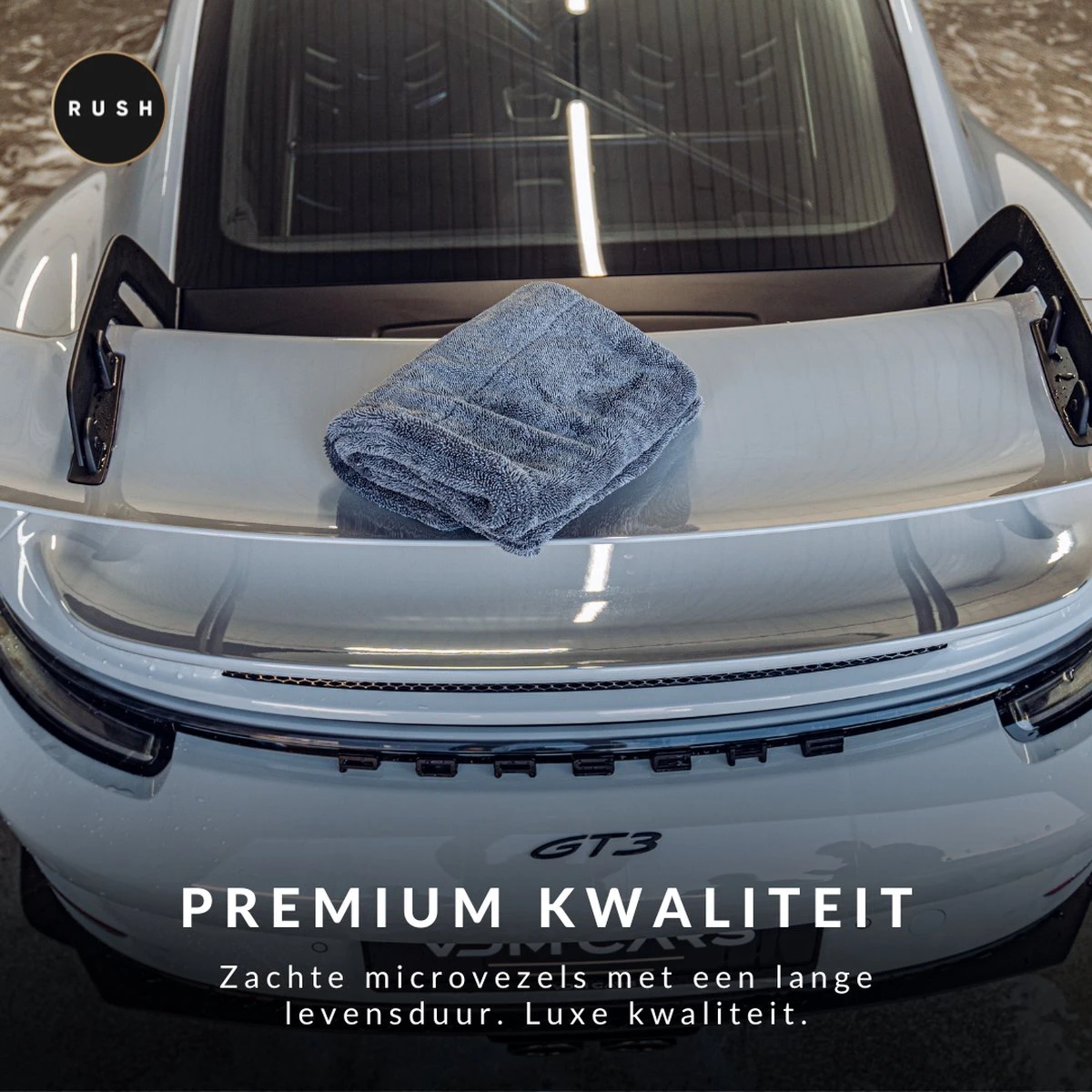 RUSH Microvezeldoek - Droogdoek - Auto Wassen - Auto & Motor - 50 X 80 Cm - 1200GSM 9 RUSH Microvezeldoek - Droogdoek - Auto Wassen - Auto & Motor - 50 X 80 Cm - 1200GSM - Afbeelding 7