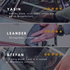 RUSH Glasdoek - Poleerdoek - Glasreiniger - Microvezeldoek - Ruitenreiniger - 40 X 40 Cm -Sparkle home Winkel 1200x1200 2234