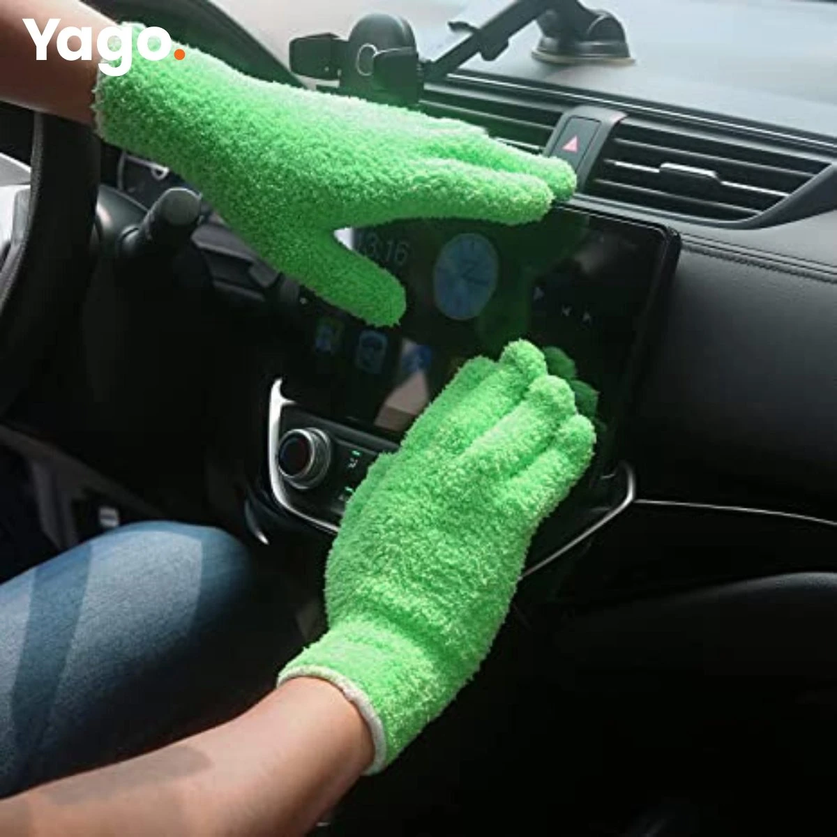 Yago Microvezel Handschoenen Om Stof Te Verwijderen | Extra Absorberend | Stofvrij | Planten | Auto | Eenvoudig Schoonmaken | Lampen | Stofmagneet | One Size Fits All | Duurzaam | Geen Krassen 4 Yago Microvezel Handschoenen Om Stof Te Verwijderen | Extra Absorberend | Stofvrij | Planten | Auto | Eenvoudig Schoonmaken | Lampen | Stofmagneet | One Size Fits All | Duurzaam | Geen Krassen - Afbeelding 2