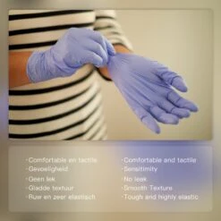 IVROU® Nitril Handschoenen - 100 Stuks Wegwerp Handschoenen - Poeder Vrij, Latex Vrij - Maat: M - Violet Blauw 14 IVROU® Nitril Handschoenen - 100 Stuks Wegwerp Handschoenen - Poeder Vrij, Latex Vrij - Maat: M - Violet Blauw -Sparkle home Winkel 1200x1200 2273