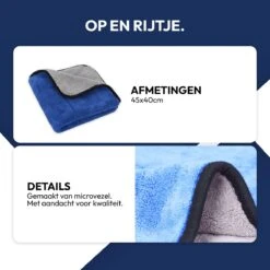 STACK Multi Cloth | 40 X 45 Cm - Microvezel - Krasvrij - Auto Schoonmaak Doek - Auto Poetsen / Reinigen / Drogen / Afwerken - Auto Droogdoek - Auto Handdoek - Schoonmaak Accessoires - Auto Poetsdoek - Autodoek -Sparkle home Winkel 1200x1200 2299