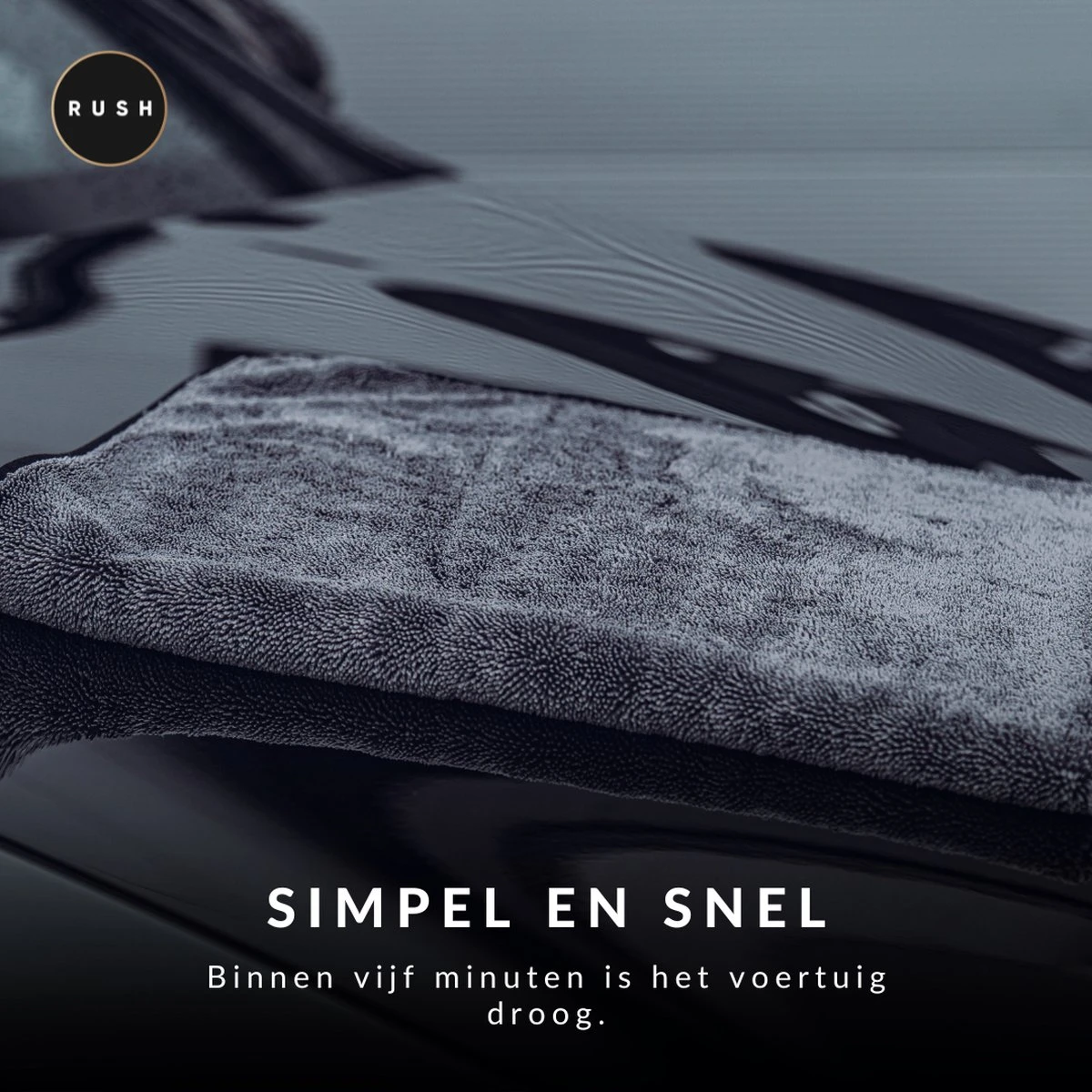 RUSH Microvezeldoek - Droogdoek - Auto Wassen - Auto & Motor - 60 X 80 Cm - 600GSM 5 RUSH Microvezeldoek - Droogdoek - Auto Wassen - Auto & Motor - 60 X 80 Cm - 600GSM - Afbeelding 3