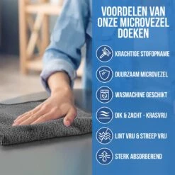 Strex Microvezeldoekjes - 12 Stuks 30 X 30 Cm - Wasbaar - Schoonmaakdoekjes - Schoonmaak / Auto 13 Strex Microvezeldoekjes - 12 Stuks 30 X 30 Cm - Wasbaar - Schoonmaakdoekjes - Schoonmaak / Auto -Sparkle home Winkel 1200x1200 2356