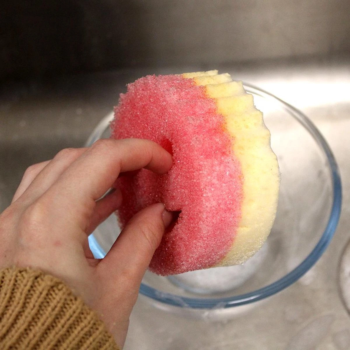 Scrub Daddy - Scrub Mommy Krasvrije Spons Dubbelzijdig Roze 8 Scrub Daddy - Scrub Mommy Krasvrije Spons Dubbelzijdig Roze - Afbeelding 6