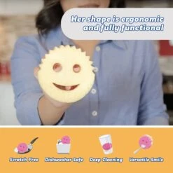 Scrub Daddy - Scrub Mommy Krasvrije Spons Dubbelzijdig Roze 25 Scrub Daddy - Scrub Mommy Krasvrije Spons Dubbelzijdig Roze -Sparkle home Winkel 1200x1200 2383