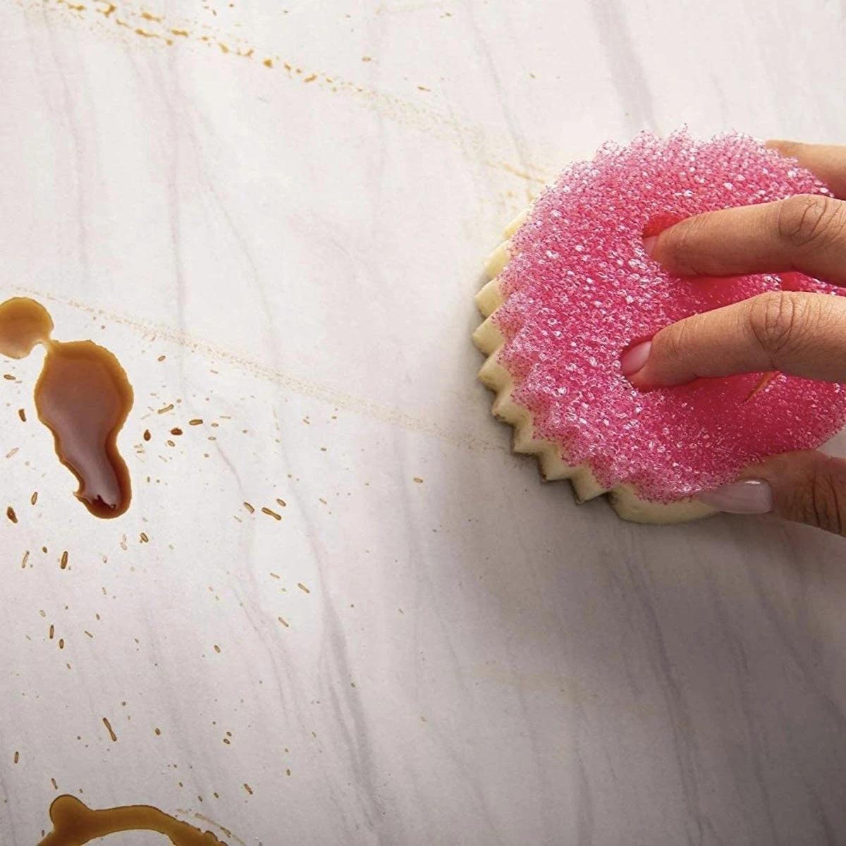 Scrub Daddy - Scrub Mommy Krasvrije Spons Dubbelzijdig Roze 12 Scrub Daddy - Scrub Mommy Krasvrije Spons Dubbelzijdig Roze - Afbeelding 10