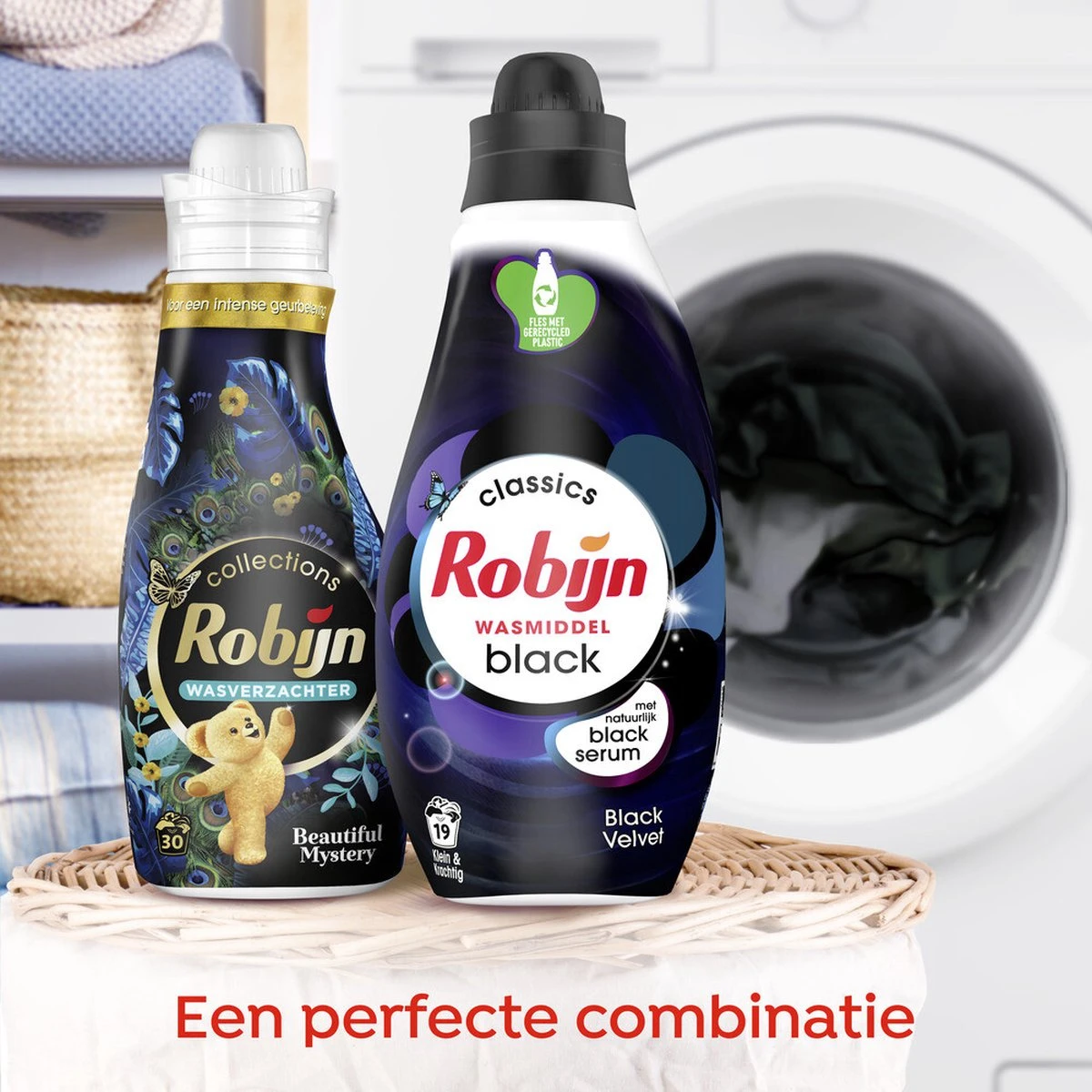 Robijn Klein & Krachtig Black Velvet Vloeibaar Wasmiddel - 8 X 19 Wasbeurten - Voordeelverpakking 11 Robijn Klein & Krachtig Black Velvet Vloeibaar Wasmiddel - 8 X 19 Wasbeurten - Voordeelverpakking - Afbeelding 9