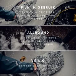 RUSH Washandschoen Zwart - Voor Auto & Motor - Auto Wassen - Motorwassen - Autowas Producten -Sparkle home Winkel 1200x1200 2420