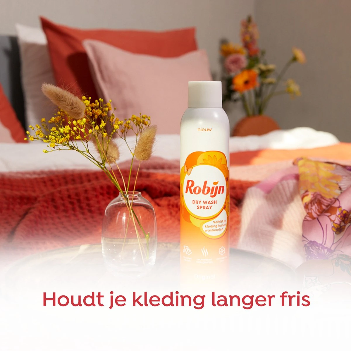 Robijn Original Dry Wash Spray - 6 X 200 Ml - Voordeelverpakking 6 Robijn Original Dry Wash Spray - 6 X 200 Ml - Voordeelverpakking - Afbeelding 4