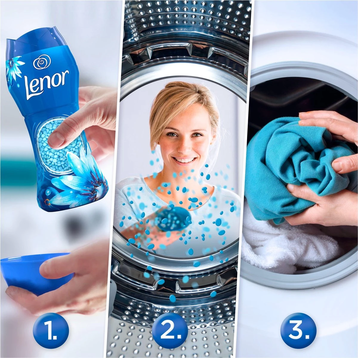 Lenor Geurbooster Zeebries - Geurparels - 6x16 Wasbeurten - Voordeelverpakking 5 Lenor Geurbooster Zeebries - Geurparels - 6x16 Wasbeurten - Voordeelverpakking - Afbeelding 3