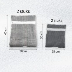 Orange85 Waszak - 4-Delige Set - Lingerie - Bh - Kleding - Met Ritssluiting - Waszakje - Groot - Klein - Wasgoed - Wasmachine - Wasnet - Polyester - Laundry Bag -Sparkle home Winkel 1200x1200 495