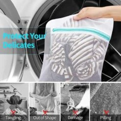 BOTC Waszakken - Wasnetten - Set Van 5 - Bescherm Je Wasgoed En Wasmachine - Transparant -Sparkle home Winkel 1200x1200 539