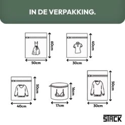 STACK Waszakken | Set Van 5 Waszakjes Met Rits - Waszak - Wasnet - Kledingzakjes - BH Was Zakjes - Laundry Bag Set Voor Ondergoed - Kleding - Delicaat Wasgoed - Wasmachine Zakjes - Wasgoed 13 STACK Waszakken | Set Van 5 Waszakjes Met Rits - Waszak - Wasnet - Kledingzakjes - BH Was Zakjes - Laundry Bag Set Voor Ondergoed - Kleding - Delicaat Wasgoed - Wasmachine Zakjes - Wasgoed -Sparkle home Winkel 1200x1200 549