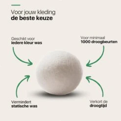 Tenify 6 XL Drogerballen + Extra Lavendel Olie - Wasbollen - Duurzaam - Schaapswol - Wasverzachter - Wasdrogerballen - Herbruikbare Droogballen - Energie Besparen -Sparkle home Winkel 1200x1200 561