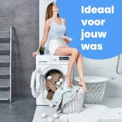 DRYQUICK Drogerballen- Wasbollen- Duurzaam Schapenwol - Herbruikbaar- 6 XL Wasballen Wit -Sparkle home Winkel 1200x1200 580