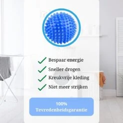 Wasdroger Ballen - Wasbol - Droogballen - Wasbal - Wasballen - Drogerballen - Wasballen Voor Wasmachine - 4 Stuks 16 Wasdroger Ballen - Wasbol - Droogballen - Wasbal - Wasballen - Drogerballen - Wasballen Voor Wasmachine - 4 Stuks -Sparkle home Winkel 1200x1200 595