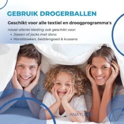 ANATURES Wollen XL Drogerballen 6 Stuks In Opbergmand – Herbruikbare Droogballen Wasdroger – Nieuw Zeelands RWS Schaapswol - Wasdrogerballen Duurzaam – Natuurlijke Wasverzachter -Sparkle home Winkel 1200x1200 605