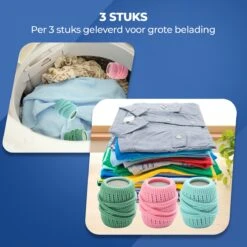 Roegaarden Drogerballen - Droogballen - Met Spons - Duurzaam - Sneller Droog 15 Roegaarden Drogerballen - Droogballen - Met Spons - Duurzaam - Sneller Droog -Sparkle home Winkel 1200x1200 620