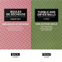 Lavayette XL Drogerballen Met 25ml Wasparfum - WasdrogerBallen – Droogballen – Wasbol – 100% Nieuw-Zeelands Schapenwol – Milieu- En Diervriendelijk – 6 Stuks -Sparkle home Winkel 1200x1200 661