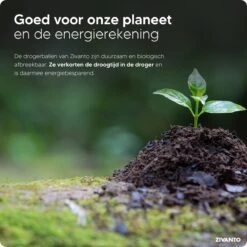 Drogerballen - Droogballen Voor Wasdrogers - Wasdrogerballen, Wasbollen & Wasballen - 100% Diervriendelijk, Duurzaam & Herbruikbaar - Duurzaam Cadeau - Energie Besparen - RWS Wol & Zero Waste - 6 Stuks Van Zivanto -Sparkle home Winkel 1200x1200 675
