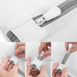 ForDig Wasnet Waszakjes (5 Stuks) Voor Lingerie En Fijne Was - Geschikt Voor Wasmachine - Met Rits - Wit -Sparkle home Winkel 1200x1200 724