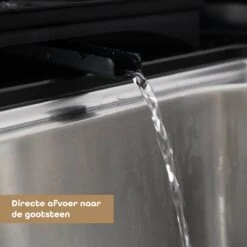 Baulk® - Afdruiprek - Afdruiprek Met Lekbak - Afwas - Droogrek Afwas - RVS - Bestekbak - Modern -Sparkle home Winkel 1200x1200 795