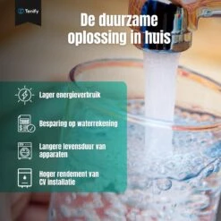 Tenify Magnetische Waterontharder - 7800 Gauss - Douche Filter - Waterverzachter - Waterontkalker - Antikalk Magneet - Waterleiding - Kalkaanslag -Sparkle home Winkel 1200x1200 810