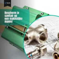 Tenify Magnetische Waterontharder - 7800 Gauss - Douche Filter - Waterverzachter - Waterontkalker - Antikalk Magneet - Waterleiding - Kalkaanslag -Sparkle home Winkel 1200x1200 814