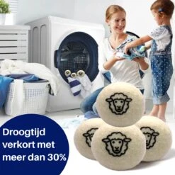 Drogerballen 6 Stuks - Wasbol - Droogballen - Herbruikbare Wasbollen - Wasverzachter - Wasdrogerballen - Doseerbol -Sparkle home Winkel 1200x1200 9