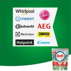 Dreft Platinum Plus All In One Vaatwastabletten - Deep Clean - Voordeelverpakking 4 X 38 Stuks -Sparkle home Winkel 1200x1200 921