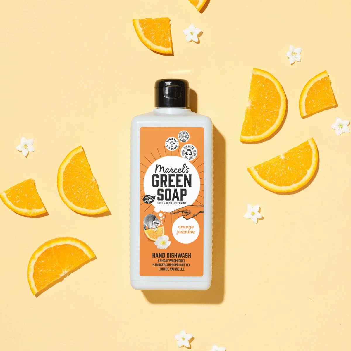 Marcel's Green Soap Afwasmiddel Sinaasappel & Jasmijn - 500 Ml 8 Marcel's Green Soap Afwasmiddel Sinaasappel & Jasmijn - 500 Ml - Afbeelding 6