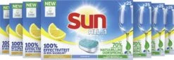 SUN® Sun All-In-1 Citroen Vaatwastabletten - 7 X 24 Tabletten - Voordeelverpakking -Sparkle home Winkel 1200x417 1