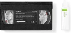 Nedis VHS-Reinigingscassette - 20 Ml - VHS-Koppen - Zwart 20 Nedis VHS-Reinigingscassette - 20 Ml - VHS-Koppen - Zwart -Sparkle home Winkel 1200x560