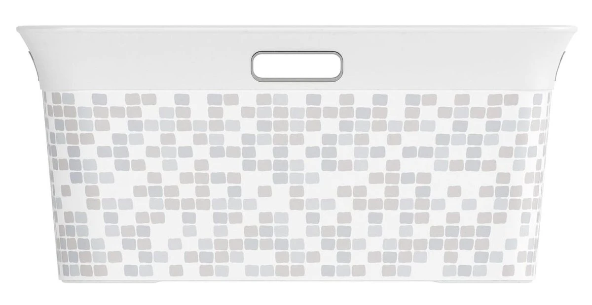 Kis Chic Home Wasmand - 45L - 59x39x27cm - Mosaic 8 Kis Chic Home Wasmand - 45L - 59x39x27cm - Mosaic - Afbeelding 6