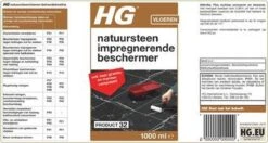 HG Natuursteen Impregnerende Beschermer (HG Product 32) - 1L - Tegen Het Intrekken Van Vuil - Ook Voor Granito En Marmer Composiet -Sparkle home Winkel 1200x640 2