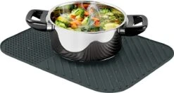 Alpina Afdruipmat - Droogmat - Siliconen - 26,5x34,5 Cm - Grijs -Sparkle home Winkel 1200x642