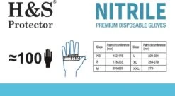 H&S PROTECTOR - Nitril Handschoenen - Wegwerp Handschoenen - Blauw - M - Poedervrij - 100 Stuks 11 H&S PROTECTOR - Nitril Handschoenen - Wegwerp Handschoenen - Blauw - M - Poedervrij - 100 Stuks -Sparkle home Winkel 1200x659
