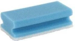Merkloos Schuursponzen Met Greep 10stuks 140x70x42mm Blauw / Wit HACCP (105025) -Sparkle home Winkel 1200x661