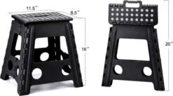 Buxibo - Kruk - Krukje - Keukentrap - Keukentrapje - Opvouwbaar Trapje - Keuken/Badkamer/Schuur Trapje - 29 X 24 X 40cm -Sparkle home Winkel 1200x667 1