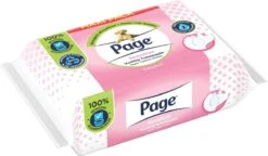 Page Vochtig Toiletpapier - 6 X 74 Stuks - Sensitive Maxi Vochtig Wc Papier - Voordeelverpakking -Sparkle home Winkel 1200x701