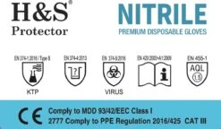 H&S PROTECTOR - Nitril Handschoenen - Wegwerp Handschoenen - Blauw - M - Poedervrij - 100 Stuks 10 H&S PROTECTOR - Nitril Handschoenen - Wegwerp Handschoenen - Blauw - M - Poedervrij - 100 Stuks -Sparkle home Winkel 1200x702