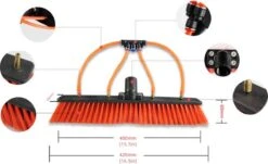 Aqua2Go Telescoopsteel 7,2 Meter - Lichtgewicht Aluminium - 40 Cm. Borstel - Ramen Wassen - Zonnepanelen -Sparkle home Winkel 1200x736 4